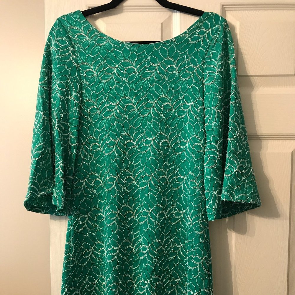 Bell Sleeved Mini Dress with Scoop Back